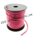 Tubolare in Ecopelle 4 mm Rosa