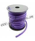 Tubolare in Ecopelle 4 mm Viola