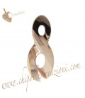 Ciondolo Infinito Infinity Swarovski® 6792 18 mm Crystal Rose Gold 2x