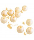 Perle Martellate 8 mm colore Oro