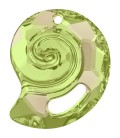 Ciondolo Sea Snail PF Swarovski® 6731 28 mm Crystal Luminous Green