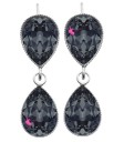 Orecchini Goccia Crystal Silver Night (Esempio Bijoux)