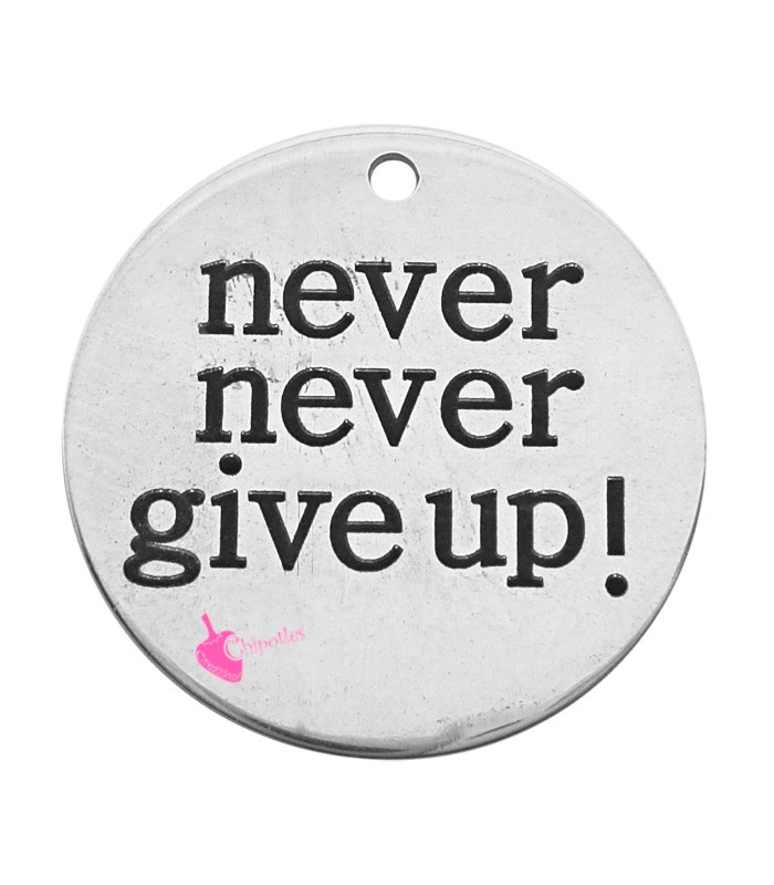 never give up traduzione –