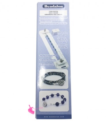 Tying Station Strumento per Annodare per Bracciali Macramè e Shamballa