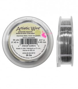 Filo Acciaio Inossidabile Artistic Wire .017" (0,40 mm) 27,43 metri