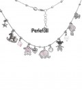 Collana It's a Girl Argento 925 Rodio